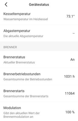 Kesseltemperatur 73,1