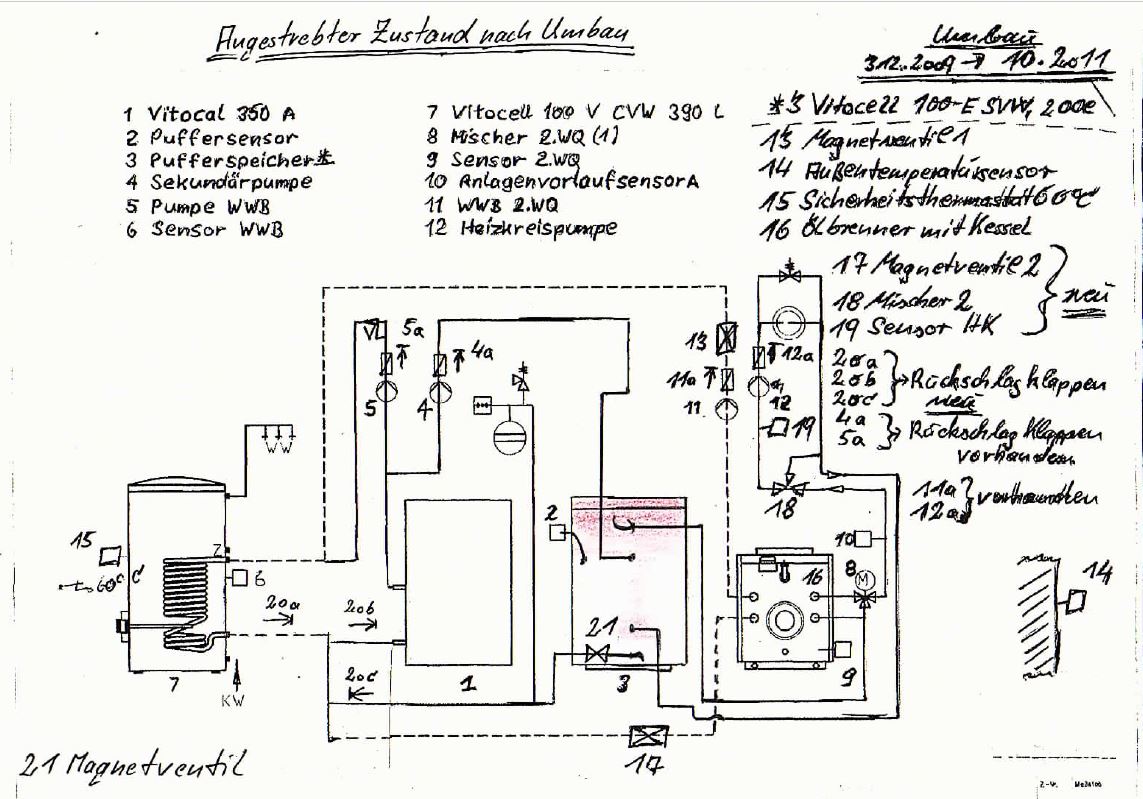 190316 angestrebtes Schema 10-2011 zu bivalentem Heizsystem, WP-Vitocal 300 A mit Zusatzheizung Viessmann Öl-Brenner-pdf.JPG