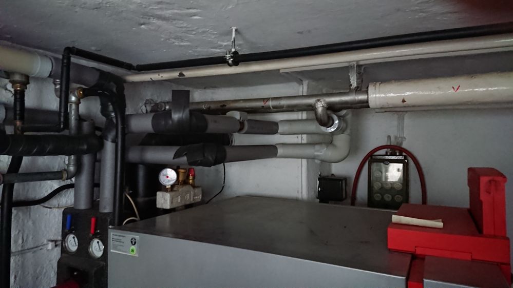 gedämmt, Vorlaufsensor