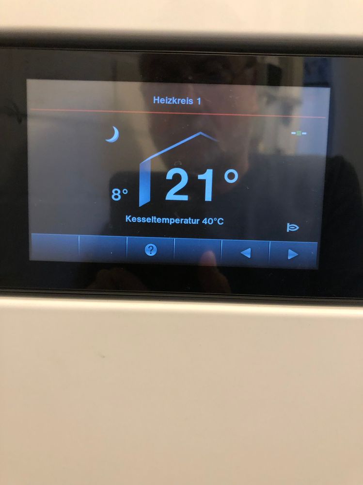 falsche Anzeige am Kessel