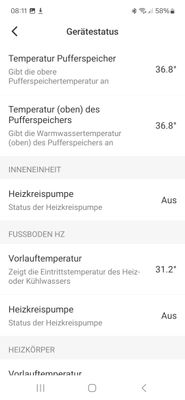 Inneneinheit ohne VL-Temperatur