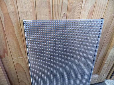 Terrarienabdeckung Aluminium Gitter mit Kantenschutz 350x600mm