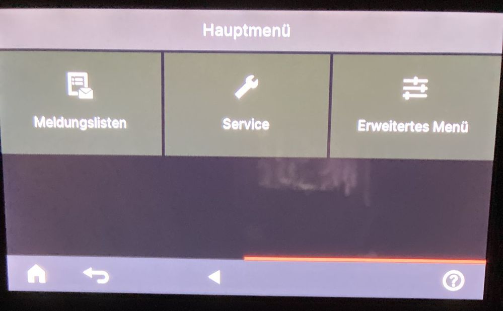 ich muss über Service