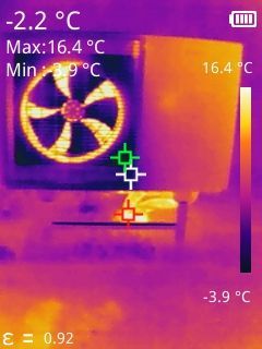 Abtauvorgang kurz bevor Temp. erreicht