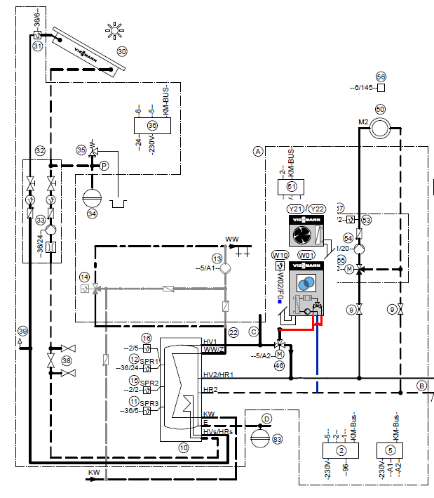 Vitocal 200S - Vitosolar 300-F Schema.png